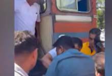 இரு பேருந்துகள் நேருக்கு நேர் மோதியதில் 11 பேர் காயம்