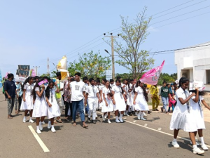 முல்லைத்தீவில் போதைப்பொருளுக்கு எதிராக மாபெரும் விழிப்புணர்வு பேரணி
