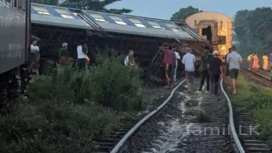 களனி–வனவாசல இடையில் தொடருந்து பெட்டி தடம்புரண்டு விபத்து/Train coach derailment accident between Kelaniya and Wanawasala