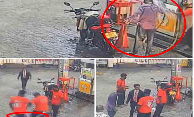 ஹோமாகம எரிபொருள் நிலையத்தில் பரபரப்பு: பெட்ரோல் ஊற்றி தற்கொலை முயற்சி?