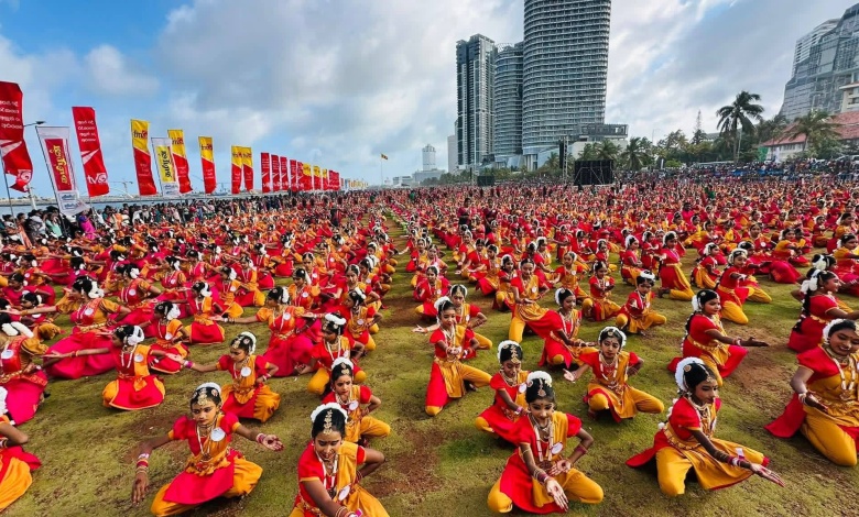 காலி முகத்திடலில் 5,000 கலைஞர்கள் பங்கேற்ற பரதநாட்டிய நிகழ்வு – உலக சாதனை முயற்சி அரங்கேற்றம்