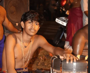 இளம் தவில் கலைஞரின் திடீர் மறைவு சோகத்தை ஏற்படுத்தியது