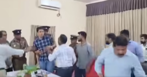 கிளிநொச்சி மாவட்ட ஒருங்கிணைப்புக் குழு கூட்டத்தில் பரபரப்பு: அர்ச்சுனா எம்.பி வெளியேற்றம்
