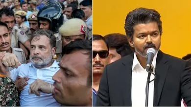 ராகுல் காந்தி கைது: மத்திய அரசுக்கு தவெக தலைவர் விஜய் கடும் கண்டனம்