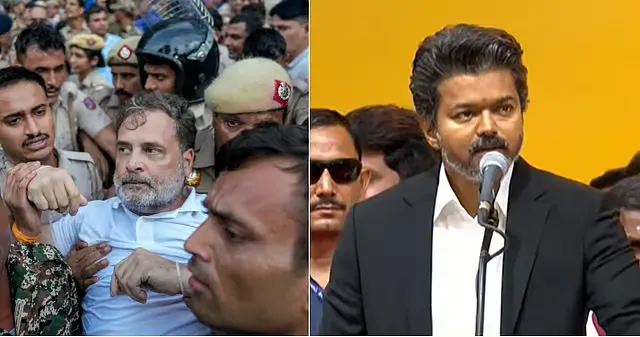 ராகுல் காந்தி கைது: மத்திய அரசுக்கு தவெக தலைவர் விஜய் கடும் கண்டனம்