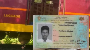 தாண்டிக்குளத்தில் சோகம்: தொடரூந்தில் மோதிய 23 வயது இளைஞர் உயிரிழப்பு
