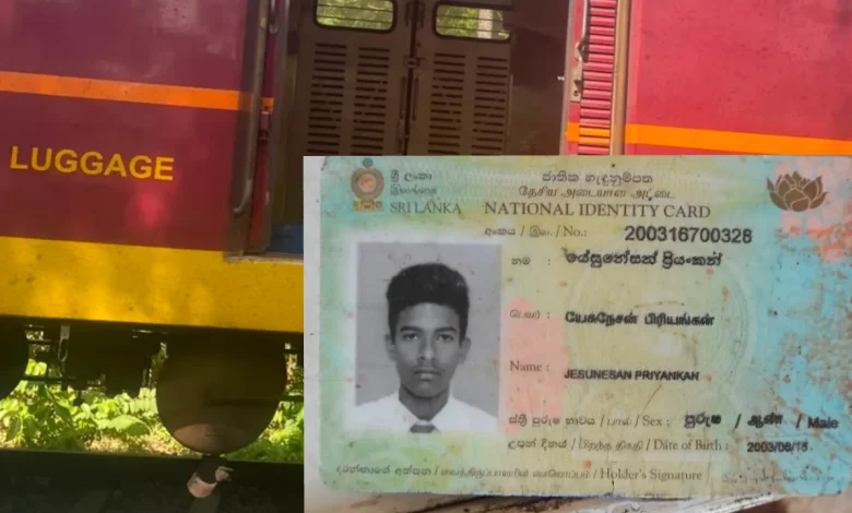 தாண்டிக்குளத்தில் சோகம்: தொடரூந்தில் மோதிய 23 வயது இளைஞர் உயிரிழப்பு