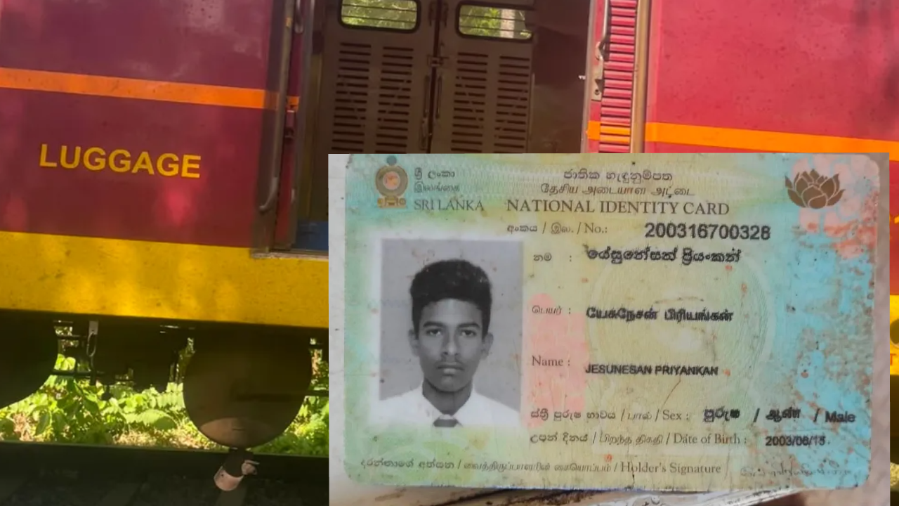 தாண்டிக்குளத்தில் சோகம்: தொடரூந்தில் மோதிய 23 வயது இளைஞர் உயிரிழப்பு
