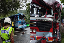 கேகாலையில் நேருக்கு நேர் மோதிய இரண்டு பேருந்துகள் – 20 பேர் காயம்
