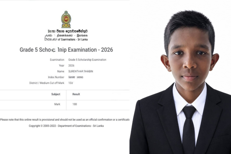 புலமைப்பரிசில் பரீட்சையில் யாழ் மாணவன் சாதனை: தமிழ்மொழியில் அகில இலங்கை முதலிடம்