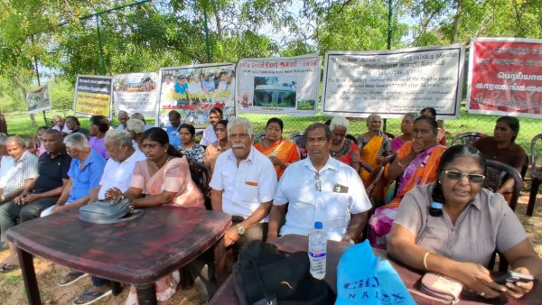 யாழ். மயிலிட்டி காணி விடுவிப்பைக் கோரி 28ஆவது வாரமாகத் தொடரும் போராட்டம்