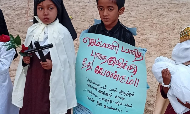 செம்மணி புதைகுழிக்கு நீதி கோரிய சிறுவன்: யாழ் முன்பள்ளி விளையாட்டு விழாவில் நெகிழ்ச்சி
