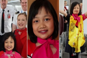 12 வயது சிறுமியின் விமானப் பணிப்பெண் கனவை நனவாக்கிய Qantas
