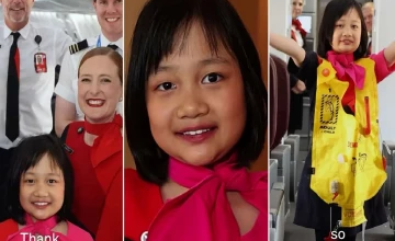 12 வயது சிறுமியின் விமானப் பணிப்பெண் கனவை நனவாக்கிய Qantas