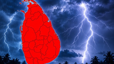 இடியுடன் கூடிய மழை, பலத்த மின்னல்: பொதுமக்களுக்கு வளிமண்டலவியல் திணைக்களம் எச்சரிக்கை